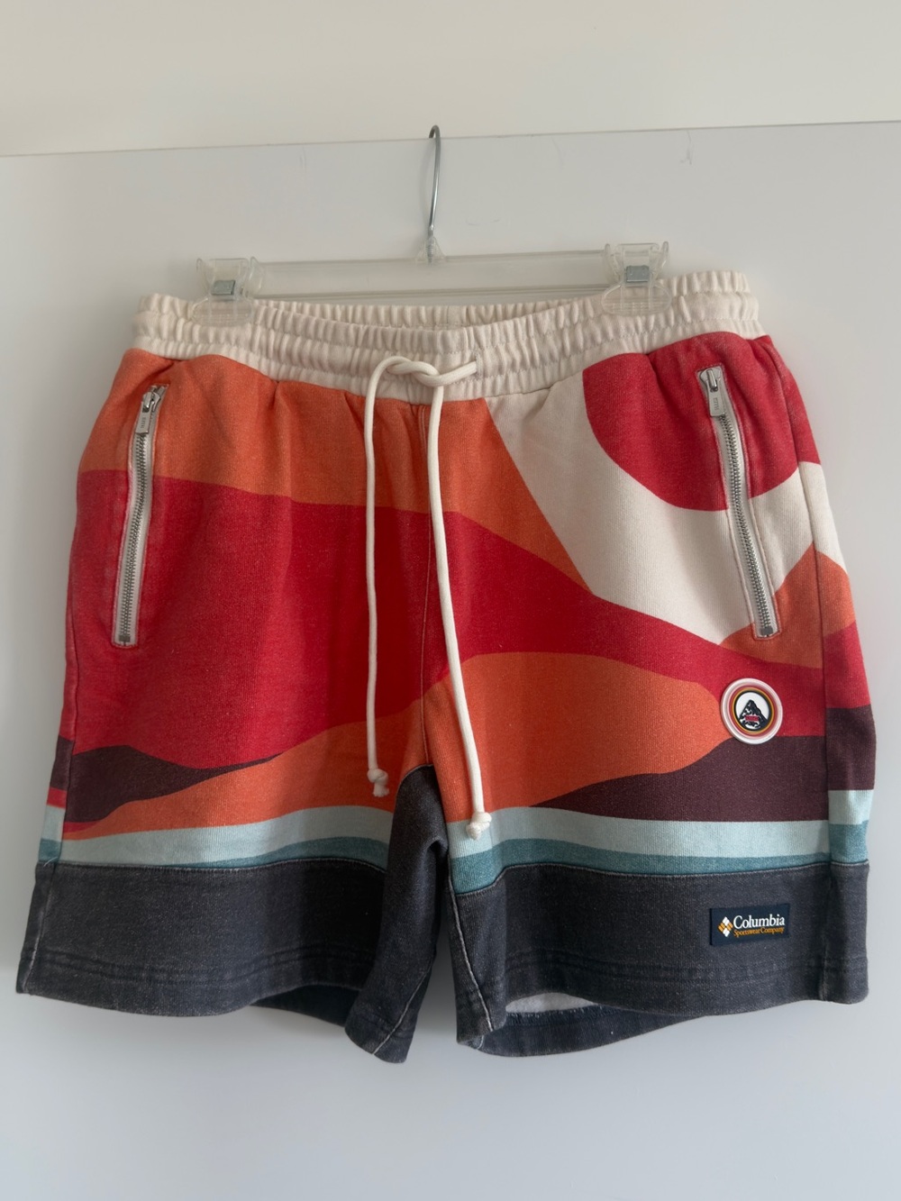 Kith x Columbia PFG Fleece Shorts Scenic Print Medium